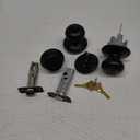Schlage FB50N G BWE 622 Single Cylinder Deadbolt and Keyed Entry Bowery Knob, Matte Black