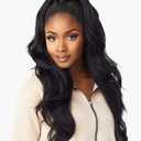 Sensationnel Instant Updown Halfwig Pony - Unit 11 4 Style in 1 Half Wig and Pony Wrap (2 DARKBROWN)