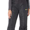Solstice Apparel Women's Snow Bib (Medium, Black)