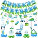 Golf Hole in One Party Decorations Lets Par-Tee Golf Birthday Party Decor Supplies for Boys Golf Themed Baby Shower Decor