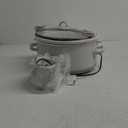 Crock-Pot 7 Quart Cook and Carry Slow Cooker with Touch Control, 4 Pre Programmed Settings, Removable Stoneware, and Locking Lid, Mushroom