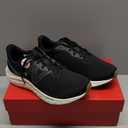 New Balance Women's Fresh Foam Arishi V4 Running Shoe (8 Wide, Black/Light Gold Metallic/Gum 2)