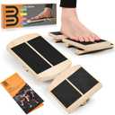 Ankle Strengthener & Single Leg Balance Board, Foot Strengthener for Plantar Fasciitis & Achilles Tendonitis, Physical Therapy, Sprain Recovery & Arch Support (nature)
