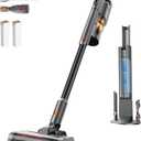 uwant V500 Cordless Vacuum Cleaner with Auto Empty&Auto Dust Scrap System, 7-Layer HEPA Filtration, Anti-Tangle Brush, Stick Vacuum for Pet Hair, Hard Floors, CarpetGrey