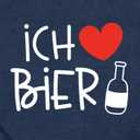 Oktoberfest Shirts for Women Ich Liebe Bier T-Shirts Casual German Oktoberfest Party Tee Tops (Blue, L)