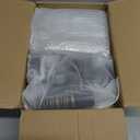 20 Pcs 4 oz Mini Glass Olive Oil Bottles Empty Sauce Condiment Bottles with Dropper Inserts and Sticker Seals Caps for Gifts Kitchen (Olive Pattern, Clear)