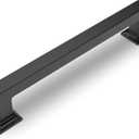 Amerdeco 10 Pack Matte Black Cabinet Pulls 5 Inch(128MM) Hole Centers Kitchen Cabinet Handles Cabinet Hardware Kitchen Handles for Cabinets Cupboard Handles Drawer Pulls ZH0019