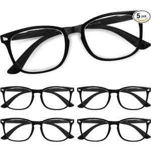 CCVOO Reading Glasses for Women with Blue Light Filter
1.0, Eye Glasses, Blue Light Blocking, Cheaters (Light Black)
