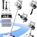 2026 Cordless Vacuum Cleaner with Mop Function|1.5L Dust Cup, Washable HEPA Filter| Lightweight 4.27lbs Stick Vacuum for Hard Floors/Tiles + Blower Function, Water Tank & Mop Pads