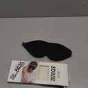 LitBear Sleep Mask for Side Sleeper Women Men, Eye Mask for Sleeping Light Blocking, 3D Contoured Cup Sleeping Mask, Soft Breathable Sleep Eye Mask with Adjustable Elastic Strap for Travel (1 Count (Pack of 1), Black)