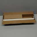 Heavy Duty Curtain Rod 18 to 64 inches (1.5-5.55 ft)1-Inch Diameter Adjustable Drapery Rod with Decorative Openwork Carved Leaf Finials, Weathered White Curtain Rods for Living Room & Bedroom