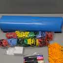 Magnetic Chalkboard for Wall, 47.2" x 18" Magnetic Arch Wall Decal Self Adhesive Blackboard Wallpaper Peel and Stick Chalk Board Wall Decal Roll for Home Playroom Classroom (Dusty Blue)