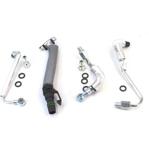 4PCS Turbo Oil Return Drain Line and Oil Feed Pipe Kit Compatible with Chevy Cruze Sonic Trax & Buick Encore 1.4 L4 55568031 55592600 25198546 55567067 55587854