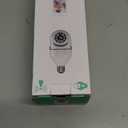 WiFi Security Light Bulb Camera, 360 Rotation, Dual Light, Surveillance System