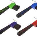 BOTH WINNERS 4Pcs Horse Hoof Pick Brushes, with Soft Touch Rubber Handle