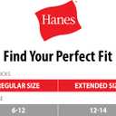 Hanes Men's Work Socks, Cushioned Crew Socks, Moisture-Wicking Socks & Odor Control, Black & White, 6 & 12 Pack Available (White)