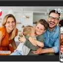 FRAMEO Digital Photo Frame WiFi 32GB 10.1 Inch 1280x800 IPS Touch Screen Digital Picture Frame Easy Setup Share Photo or Video via Frameo APP