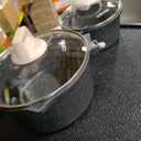 CAROTE 2 Pcs Pots and Pans Set Nonstick, Cookware Set Kitchen Cooking Set with Utensil and Pan Protectors Black