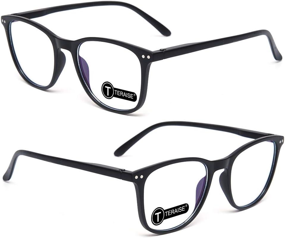 TERAISE Ultralight Reading Glasses for Women and Men Reading Glasses with Blue Light Blocking Anti-Eye Fatigue