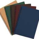 Rocutus 5pcs Colorful Spiral Notebook Student Small Study Book Spiral Notebook Small Notebook Office Simple Working Book Diary Notebook