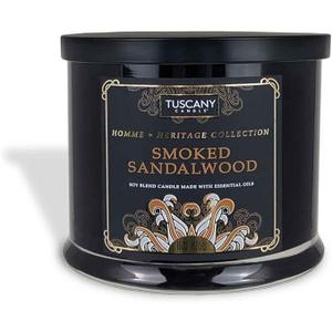 Tuscany Candle Smoked Sandalwood Scented Jar Candle, 15 oz – Homme + Heritage Collection