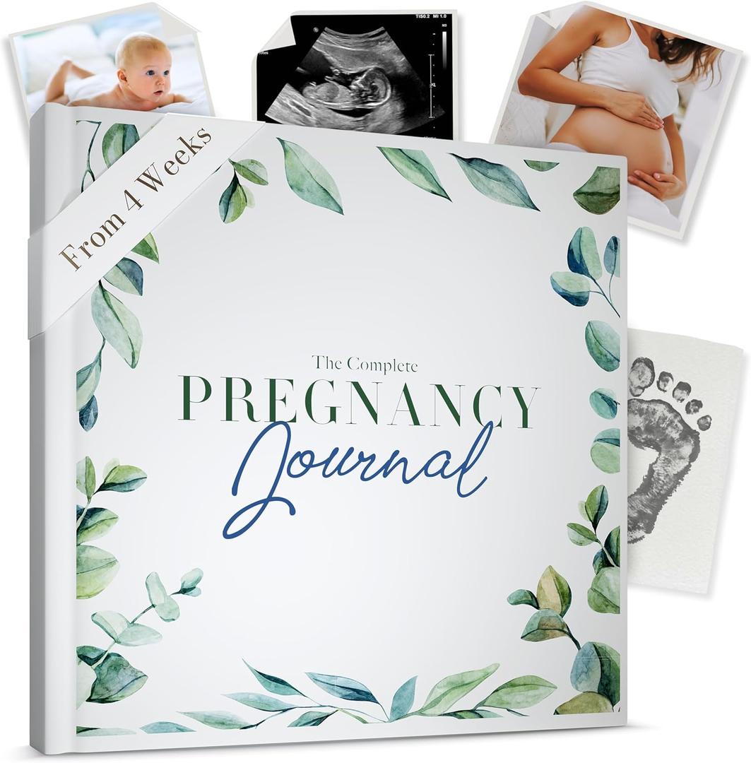Watercolour - The Complete Pregnancy Journal & Baby Memory Book  196Page Weekly Keepsake Album with Mum Checklists, Packing Lists, Birth Plan, Ultrasound Photo Spaces & FirstYear Milestones (Watercolor)