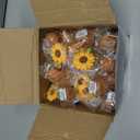 50 Pcs End of Year Gifts for Women Mini Rubber Toys Positive Gift Teacher Appreciation Week Birthday End of The Year Thank You Gifts for School Office Desk Decor Supplies(Sunflower)