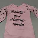 Newborn Baby Girl Nightgown, Long Sleeve Sleeper Gown with Mittens & Headband, Baby Girl Gifts Going Home Outfit with Open Bottom, Easy to Change Diapers 0-6 Months Pink Heart