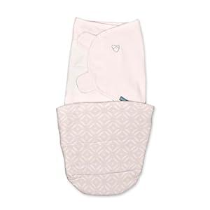 Ingenuity SwaddleMe All Season Baby Swaddle, 2 Quick Flip Layers to Change from 1.0 to 2.5 TOG, Size 0-3 Months, 7-14 Pounds - Tiny Tiles