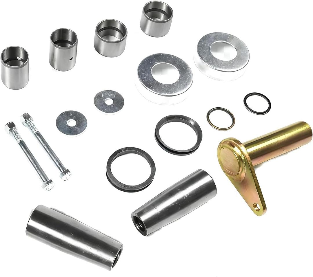 Pin Bushing Kit, OE 6707180 6700463 6730997 6716601 1 Set Pivot Pin and Bush Kit Replacement for Bobcat Bobtach 1.5 Inch Skid Steer Loader Pivot S130 751 753 763