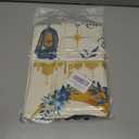 Eid Mubarak Table Runner Table Decorations 2 Pack Blue and Gold Holiday Kitchen Dining Table Runners with Moon Star and Lantern Flower for Home Party Decor 13 x 72 Inch