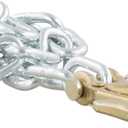 CURT 80302 35-Inch Trailer Safety Chain with 1/4-In Clevis Snap Hook, 7,800 lbs Break Strength