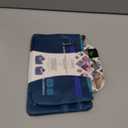 Travelon World Travel Essentials Set of 2 Currency and Passport Organizers (Set of 2: Small (6.5" x 4.75"), Large (7.75" x 5"), Peacock Teal)