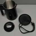 Seehot 850ml Small Electric Kettle Temperature Control,800W Double Wall Electric Tea Kettle of 304 Stainless Steel,5 Temp Presets,Hot Water Kettle Electric,Auto Shut Off for Tea and Coffee-Black