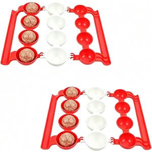Meatball Maker, 2 PCS Meatball Scoop Meat Balls Fish Balls Meatballs Maker Cooking Tools Kitchen Accessories DIY Cooking Tools for Pasta, Soup, Meal Prep