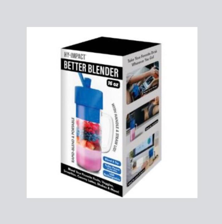 Better Blender Turbo Power USB Rechargeable 16 Oz