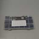 Exqutoo 300Pcs ABS Round Spacers, ID 3mm, OD 7mm; 4mm, 8mm; 5mm, 9mm; 6mm, 11mm; Multiple Lengths, Non-Threaded Washers Suitable for M3 M4 M5 M6 Screws Hardware