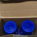 Ziliny 100 Pack Graduation Decorations 2026 16 oz Graduation Plastic Cups Congrats Grad Disposable Drinkware for Class of 2026 Grad Festivities Essential Graduate Party Favor Supplies (Blue)