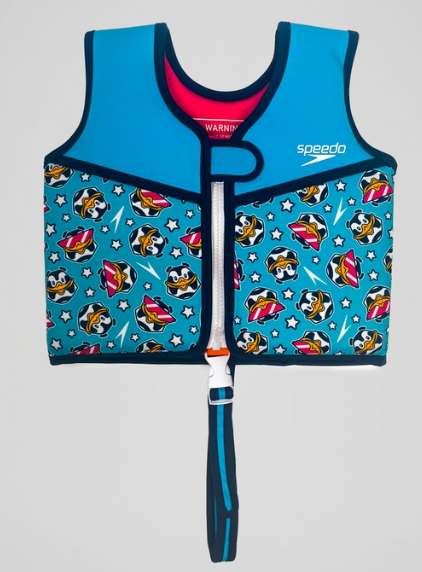 Speedo Infant Printed Swim Vest Blue