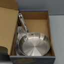 All-Clad D3 3-Ply Stainless Steel Fry Pan 7.5 Inch Induction Oven Broiler Safe 600F Pots and Pans, Cookware Silver