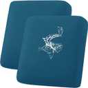 hyha Waterproof Couch Cushion Covers, Stretch Sofa Couch Seat Slipcover for Dog Washable, Non-Slip Waterproof Outdoor Cushion Covers for Patio Furniture Replacement (2 Pieces, Deep Teal)