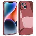 SZIYAYIH Cute Painted Art Phone Case for iPhone 15 Plus Case Slim Soft Shockproof Compatible with iPhone 15 Plus Case, Red