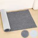 Gray Boat Carpet, Marine Carpet Marine Grade Mat for Boats with Waterproof for Outdoor Deck Patio Porch Garage Kitchens Bathroom Outdoor Area Rug Runner Non-Slide Porch Rug 120" x 24" Grey