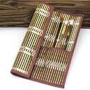 Easyou Bamboo Calligraphy Brush Holder Rollup Portable Protector 36x32cm(14.1"*12.5")