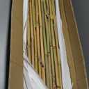 Mininfa Natural Rolled Bamboo Fence, Eco-Friendly Bamboo Fencing, 4 ft High x 6 ft Long