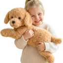 IKASA Large Dog Labrador Stuffed Animal Plush Toy,20" Big Puppy Soft Cute Fluffy Plushy Plushie