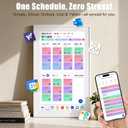 15.6 inch Digital Calendar Wall Touch Screen Chore Chart Rewards, Smart Calendar for Family Meal Planner To-do List, 1080P Electronic Planners & Picture Frames (White)