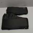 VEVOR Under Bed Shoe Storage Organizer, Set of 2, Total 32 Compartments, Underbed Shoes Closet Storage Solution with Clear Window, Breathable, Foldable Fabric Container Box with Reinforced Handles (Black)