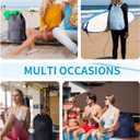 sportsnew Swim Bag Mesh Beach Drawstring Backpack with Wet Pocket, Drawstring Bag for Swimming, Gym, Pool, Workout Gear, Beach Volleyball Backpack for Women Men (Navy Blue)