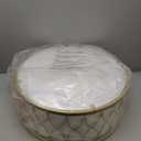 Gold Crystal Chandelier, 5-Light Modern Farmhouse Chandelier for Dining Room Vintage Hanging Pendant Light Fixtures, Gold Round Chandelier for Kitchen Island Entryway Foyer Bedroom Office Bar (19.6" High 19.6" Wide)